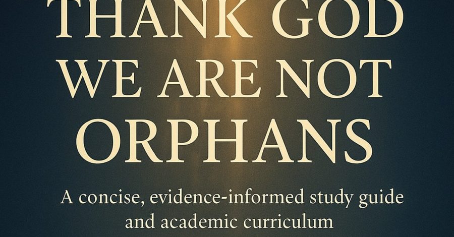 Thank God We Are Not Orphans seeks to illuminate a profound truth: God’s protective presence is a constant force in our lives.