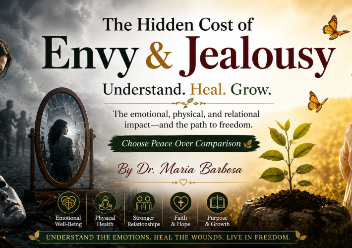 Envy and jealousy are not signs of weakness—they are emotions that can become harmful if left unchecked. Recognizing them is the first step toward healing.