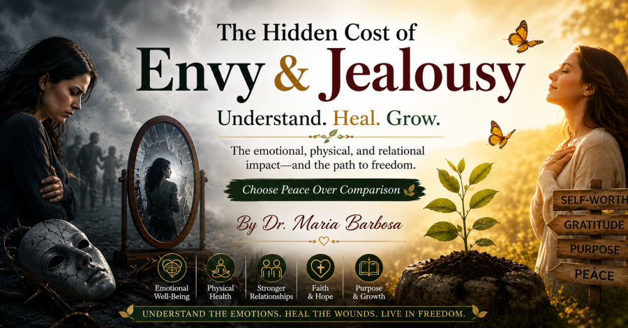 Envy and jealousy are not signs of weakness—they are emotions that can become harmful if left unchecked. Recognizing them is the first step toward healing.