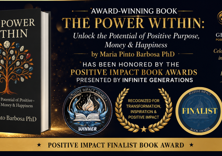 Dr. Maria Pinto Barbosa Receives Positive Impact Book Award and Finalist Recognition from Infinite Generations